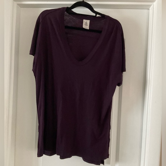 Free People We The Free V- Neck Tee Tunic - Picture 5 of 5